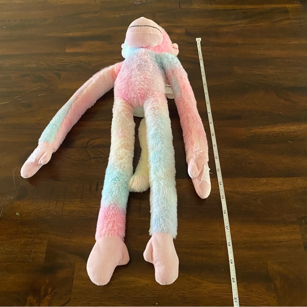 Funexpress Monkey Stuffed Animal with Long Floppy Limbs and Sound - Picture 6 of 8